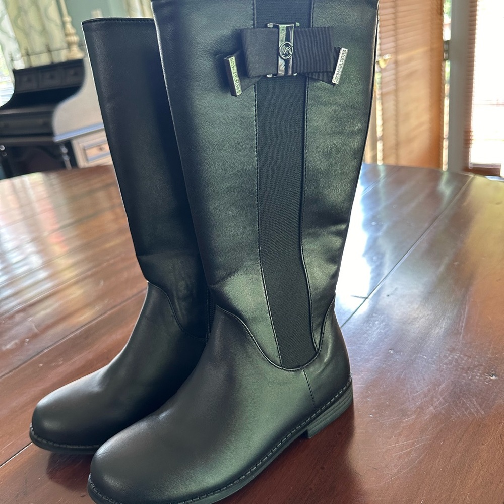 Michael Kors Black Knee High Girls Boots